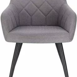 EUGAD Esszimmerstuhl (1 Stück), Wohnzimmerstuhl aus Leinen Polsterstuhl mit Armlehnen und Rückenlehne schwarze Gestell aus Metall Hellgrau Dunkelgrau 19 EUGAD Esszimmerstuhl (1 Stück), Wohnzimmerstuhl aus Leinen Polsterstuhl mit Armlehnen und Rückenlehne schwarze Gestell aus Metall Hellgrau Dunkelgrau -Eugad Möbel Einkaufen 001b3ab0 3b08 4e7e a911 b84e53cf512c