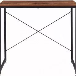 EUGAD Schreibtisch, Computertisch Esstisch Holz Stahl 80x60x70 cm Holz Vintage+schwarz Hell Eiche+schwarz, Hell Eiche+weiß, Marmor+schwarz -Eugad Möbel Einkaufen 00ca9ddc aa86 5a8b 850f c20aadc67ac4