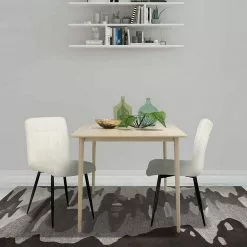 EUGAD Esszimmerstuhl (2 Stück), Polsterstuhl Wohnzimmerstuhl Samtstuhl Sessel mit Rückenlehne, Metallbeine, Sitzfläche aus Samt, Dunkelgrün Blau, Creme, Dunkelgrau, Dunkelgr&uuml;n, Hellgrau, Rosa -Eugad Möbel Einkaufen 019d8d20 f872 5498 a7d7 ac92684a92f2