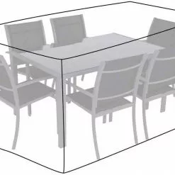 EUGAD Gartenmöbel-Schutzhülle, Abdeckhaube für Tisch Stuhl Gewebeplane Plane Hülle 600D Oxford Wasserdicht Anthrazit 193x136x88cm(LxBxH) -Eugad Möbel Einkaufen 0366d1a9 c3ef 5bf2 a92d ff0ea0c2a8ee