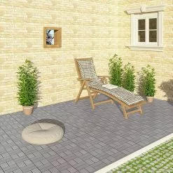 EUGAD WPC-Fliesen, 22 Stück WPC Terrassenfliesen Klickfliesen 30x30cm Coffee Anthrazit, Dunkelgrau, Hellgrau -Eugad Möbel Einkaufen 05521d3d a647 58a9 a120 d83dd2b63aa8