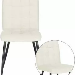 EUGAD Esszimmerstuhl (2 Stück), Polsterstuhl Wohnzimmerstuhl Samtstuhl Sessel mit Rückenlehne, Metallbeine, Sitzfläche aus Samt, Dunkelgrün Blau, Creme, Dunkelgrau, Dunkelgr&uuml;n, Hellgrau, Rosa -Eugad Möbel Einkaufen 05ad2442 819e 53e2 8e88 94894d5c92b4