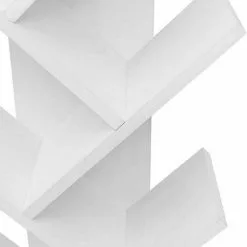 EUGAD Bücherregal, Raumteiler Standregal, mit 8 Ebenen, 40x20x127cm, Weiß -Eugad Möbel Einkaufen 0630a47a 0b3f 56c3 8387 378a4fe0eff2
