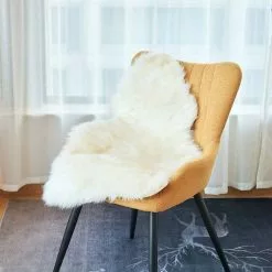 Teppich, EUGAD, Lammfell Schaffell echtes Naturfell Wohnzimmer Bettvorleger Sofa Matte Grau Wei&szlig; -Eugad Möbel Einkaufen 0635cf23 5060 56e2 aac0 db9632c4714d