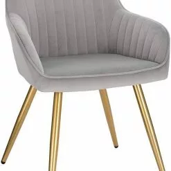 EUGAD Polsterstuhl (Set, 1 Stück), Esszimmerstuhl Küchenstuhl Samt, mit goldener Metallbeinen Blau, Bordeaux, Dunkelgrau, Dunkelgrün, Hellgrau, Rosa, Schwarz -Eugad Möbel Einkaufen 08e72bba 9957 48e1 9e4d 083f3434f3ba