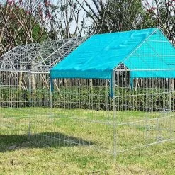 EUGAD Freigehege »0200HT«, Hasengehege Kaninchenstall Freilauf Gehege Kleintiergehege mit Ausbruchsperre Sonnenschutz -Eugad Möbel Einkaufen 1105177b 8185 5547 b41c e28965924126