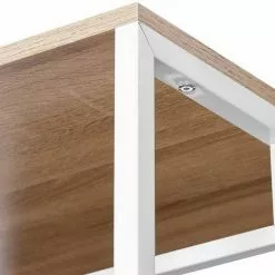 EUGAD Kleiderständer, Garderobenständer Hängeregal mit Schuhregal Holz Metall Schwarz-Hell Eiche Schwarz-Vintage, Weiß-Eiche -Eugad Möbel Einkaufen 11cfedf4 0547 53d4 b9d6 90b0a11b3e13