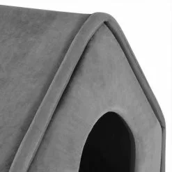 EUGAD Tierhaus, Hundehaus Hundehöhle Katzenhaus Katzenhöhle für Französische Bulldogge Jack Russell Terrier Welpen Grau M -Eugad Möbel Einkaufen 1337c052 f753 5bb1 b4f0 a1d39e829163