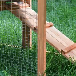 EUGAD Tierhaus, Kaninchenstall Kleintierstall Hasenkäfig, mit Treppe Wetterfest Doppelstöckig, Hellrot -Eugad Möbel Einkaufen 153b9b0c 42d2 5944 9ea0 995b6ce1ddcc