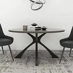 EUGAD Esszimmerstuhl, Polsterstuhl 2er-Set,Sitzfläche aus Stoffbezug Anthrazit, Dunkelbraun, Dunkelgrau -Eugad Möbel Einkaufen 157012bf fb43 5cfe 9000 c21c910535de