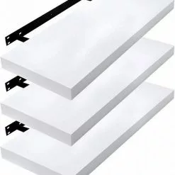 EUGAD Wandregal, 3er-Set Wandregal in verschiedenen Farben & Größen Weiß Schwarz, Wei&szlig; -Eugad Möbel Einkaufen 15e44913 29ad 5385 a968 729dff2b2b73