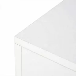 EUGAD Nachttisch, Beistelltisch mit Schublade Nachtkommode, Holzbeine MDF, Grau Wei&szlig; -Eugad Möbel Einkaufen 1663fcfc 8871 5b0b 9345 20042840e2d3