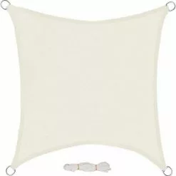 EUGAD Sonnensegel »0207ZYF«, Sonnenschutz 200g/m² HDPE Wetterschutz Creme -Eugad Möbel Einkaufen 175709e2 f0b3 59f1 8d25 dd261230f1dd