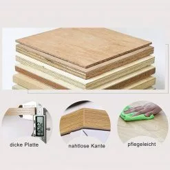 EUGAD Schreibtisch, Computertisch Esstisch Holz Stahl 80x60x70 cm Holz Vintage+schwarz Hell Eiche+schwarz, Hell Eiche+weiß, Marmor+schwarz -Eugad Möbel Einkaufen 18f7777c 6c3e 5b69 82c3 9c12c8dcbc7f