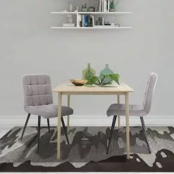 EUGAD Esszimmerstuhl (4 Stück), Polsterstuhl Wohnzimmerstuhl Samtstuhl Sessel mit Rückenlehne, Metallbeine, Sitzfläche aus Samt, Blau Creme, Dunkelgrau, Hellgrau, Rosa -Eugad Möbel Einkaufen 197f2945 19bf 44da 9103 54a0e6cbde41