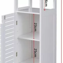 EUGAD Badkommode (1 St), Badschrank Badregal Nachttisch Nachtkommode Eckschrank Eckkommode Medizinschrank Holz, weiß 30x30x78cm -Eugad Möbel Einkaufen 1a90f763 b394 4946 b4a2 f85355ed70f6