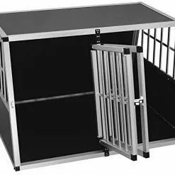 EUGAD Tiertransportbox, Hundetransportbox Alu Doppel Hundebox Reisebox für große Hunde Husky Samojede Weimaraner Labrador Deutscher Schäferhund Boxer 104x91x69cm -Eugad Möbel Einkaufen 1b07bada 8774 4ad4 83db b80ba12d16ec
