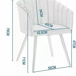 EUGAD Esszimmerstuhl, 2er-Set Polsterstuhl aus Stoffbezug mit Sesselförmigem Gepolstertem Sitz Dunkelbraun Grau -Eugad Möbel Einkaufen 1b209458 3575 5ac9 8886 3ed1b6b33aef