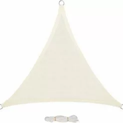 EUGAD Sonnensegel »0211ZYF«, Sonnenschutz Terrasse HDPE Dreieckig Creme -Eugad Möbel Einkaufen 1c0dbaf8 0a5b 5747 8403 2f35d9d2850d