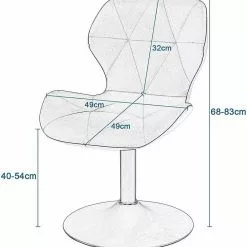EUGAD Barhocker (4 St), niedriger Barhocker 360° Drehstuhl mit Rückenlehne 120kg belastbar Stuhl höhenverstellbar Kunstleder Sitzhöhe 40-54cm Dunkelbraun Weiß Anthrazit+Weiß, Dunkelbraun+Weiß -Eugad Möbel Einkaufen 1ca156ed 1bd0 4964 bc3c 3a60540b2061