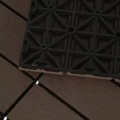 EUGAD WPC-Fliesen, 22 Stück WPC Terrassenfliesen in T-Form 30x30cm Dunkelgrau Anthrazit, Braun, Hellgrau -Eugad Möbel Einkaufen 20852df3 5a72 5109 859e 5ddf2232b28c