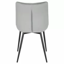 EUGAD Esszimmerstuhl (2 Stück), Küchenstuhl, Polsterstuhl Stuhl,Wohnzimmerstuhl ohne Armlehne, Metallbeine, Samt, Hellgrau Dunkelgrau, Schwarz -Eugad Möbel Einkaufen 23fea12a 51c7 461c 9fdd a13422013a32