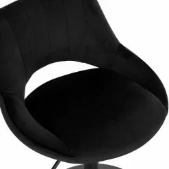 EUGAD Barhocker (6 St), Barstuhl Barsessel Sessel Loungesessel höhenverstellbar Clubsessel Cocktailsessel Drehsessel Samt Sitzhöhe 40–55 cm Rosa Dunkelgrau, Schwarz -Eugad Möbel Einkaufen 26949d68 1e38 4d35 81c4 964119aeac25