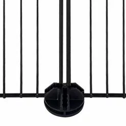 EUGAD Freigehege, Freigehege Kaninchen mit Stauraum Hasen Meerschweinchen Welpenauslauf Laufgitter mit Tür&Treppe DIY Schwarz 30 Platten (35x35cm/Platte) 105 x 70 x 70 cm -Eugad Möbel Einkaufen 271f6ed2 0baa 5a20 afa2 3d7dbbce7f03