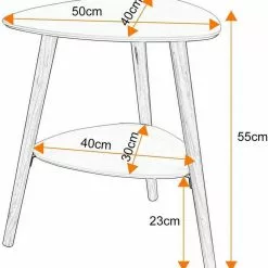 EUGAD Beistelltisch (1-St), Sofatisch Couchtisch Nachttisch Nachtkommode Nachtschrank Kaffeetisch mit 2 Ablagefäche Holzbeine MDF 50x40x55cm Weiß 9 EUGAD Beistelltisch (1-St), Sofatisch Couchtisch Nachttisch Nachtkommode Nachtschrank Kaffeetisch mit 2 Ablagefäche Holzbeine MDF 50x40x55cm Weiß -Eugad Möbel Einkaufen 2734cbe2 26b9 5843 9a59 7fb242788947