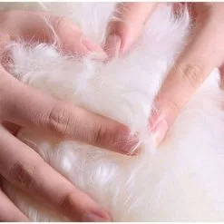 Teppich, EUGAD, 2er-Set Öko Lammfell echtes Longhair Fell L (90-99)x60cm Weiß -Eugad Möbel Einkaufen 28a05b8f 9709 5468 a1ad d7fefd6fa78e