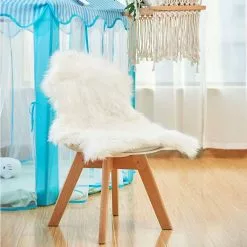 Teppich, EUGAD, Lammfell Schaffell echtes Naturfell Wohnzimmer Bettvorleger Sofa Matte Grau Wei&szlig; -Eugad Möbel Einkaufen 29135c37 9647 5bfa 8367 90e972bc15fc