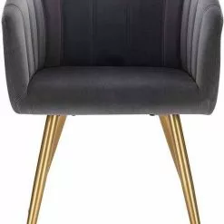 EUGAD Esszimmerstuhl, mit Rückenlehne Samt Gestell aus Stahl,Gold Beine Dunkelgrün Dunkelgrau, Dunkelgrün, Rosa, Schwarz -Eugad Möbel Einkaufen 2c28f5a6 23a0 524b 8bb3 a9d3d7424cdf