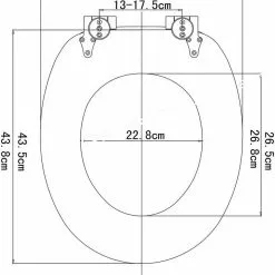 EUGAD WC-Sitz (1-St), Toilettensitz, WC Sitz mit Absenkautomatik, MDF, Holz, Softclose Scharnier Gr&uuml;ne Bl&auml;tter, Holzfarbe, Lilie, Seestern, Seestern Am Strand, Seestern Sonnenuntergang, Stone, &lrm;Lila Blume und Stones -Eugad Möbel Einkaufen 2d957593 46ab 4a35 ba61 2323d156d16f