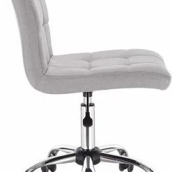 EUGAD Schreibtischstuhl, Bürohocker Schreibtischstuhl Rollhocker drehbar höhenverstellbar Stoffbezug Metall Dunkelgrau, Hellgrau -Eugad Möbel Einkaufen 2f0bd874 2459 57f2 9fb4 461a1519ac72