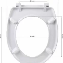 EUGAD WC-Sitz, Toilettendeckel mit Absenkautomatik Schwarz -Eugad Möbel Einkaufen 308901ed 2e26 52ce b4ea cea620c2a7bc