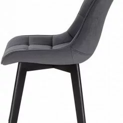 EUGAD Esszimmerstuhl (1 Stück), Wohnzimmerstuhl mit Rückenlehne, Polsterstuhl Küchenstuhl Weich Samt und Holz für ESS- und Wohnzimmer Dunkelgrau Dunkelgrün, Rosa, Schwarz 36 EUGAD Esszimmerstuhl (1 Stück), Wohnzimmerstuhl mit Rückenlehne, Polsterstuhl Küchenstuhl Weich Samt und Holz für ESS- und Wohnzimmer Dunkelgrau Dunkelgrün, Rosa, Schwarz -Eugad Möbel Einkaufen 3219cdf6 f35d 50f6 b1d3 85d575ab4718