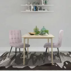 EUGAD Esszimmerstuhl (2 Stück), Küchenstuhl Polsterstuhl, mit Rückenlehne, Metallbeine, Sitzfläche aus Leinen, Dunkelgrau Dunkelgrau | Dunkelgrau, Hellgrau | Hellgrau -Eugad Möbel Einkaufen 35247759 6524 4496 b137 d1aff85d82fa