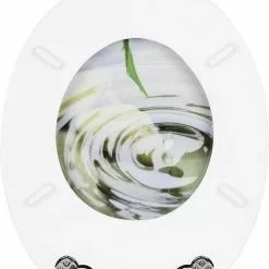 EUGAD WC-Sitz (1-St), Toilettensitz, WC Sitz mit Absenkautomatik, MDF, Holz, Softclose Scharnier Gr&uuml;ne Bl&auml;tter, Holzfarbe, Lilie, Seestern, Seestern Am Strand, Seestern Sonnenuntergang, Stone, &lrm;Lila Blume und Stones -Eugad Möbel Einkaufen 35d84459 3367 4ab9 a90f 272c3aebaefb