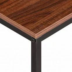 EUGAD Schreibtisch, Bürotisch mit Ablage Holz Stahl 120x64x120cm (BxTxH) Hell Eiche+schwarz Dunkel Buche-Schwarz, Hell Eiche-Schwarz, Hell Eiche-Wei&szlig; -Eugad Möbel Einkaufen 371665cb 28b9 51a2 bd22 8166e470e874