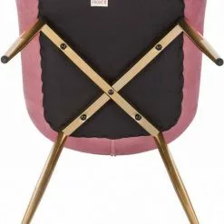 EUGAD Esszimmerstuhl, 6er-Set Küchenstühle Wohnzimmerstuhl mit Rückenlehne, Samt Sitzfläche, Gold Beine Schwarz Dunkelgrün, Grau, Rosa -Eugad Möbel Einkaufen 375067d5 905d 5289 b274 58ffd62db4d3