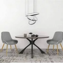 EUGAD Esszimmerstuhl, 4 Stücke Retro Küchenstuhl Sitzfläche aus Samt mit Metallbeine Dunkelgrün Bordeaux, Dunkelgrau, Dunkelgrün, Hellgrau, Rosa, Schwarz -Eugad Möbel Einkaufen 37ae5d8a ad8f 54af acd5 493f6071bb19