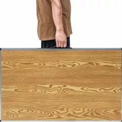 EUGAD Campingtisch, Campingtisch Alu Klapptisch, Tischplatte aus MDF, Schwarz Eiche, Grau -Eugad Möbel Einkaufen 37f2cd3e d3b5 5ed0 9c02 39bfae8b47a3