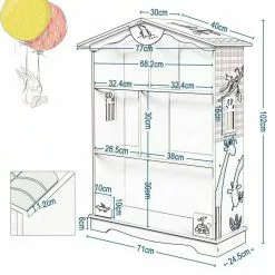 EUGAD Bücherregal, 1-tlg., Kinderregal Aufbewahrungsregal mit 5 Fächern, Zoomotive Spielzeug-Organizer für Kinderzimmer 11 EUGAD Bücherregal, 1-tlg., Kinderregal Aufbewahrungsregal mit 5 Fächern, Zoomotive Spielzeug-Organizer für Kinderzimmer -Eugad Möbel Einkaufen 3a0d8e1e 09be 4169 b787 b54e026b60f0