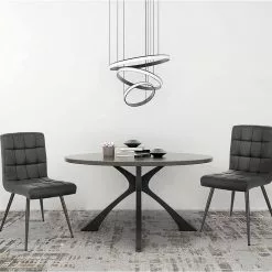 EUGAD Esszimmerstuhl (2 Stück), Polsterstuhl Wohnzimmerstuhl Samtstuhl Sessel mit Rückenlehne, Metallbeine, Sitzfläche aus Samt, Dunkelgrün Blau, Creme, Dunkelgrau, Dunkelgr&uuml;n, Hellgrau, Rosa -Eugad Möbel Einkaufen 3b9c7bc1 9f3d 445c bbf5 ebd9f063b468