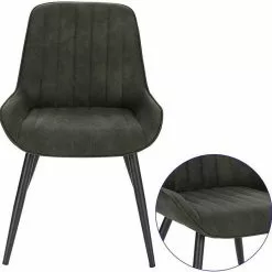 EUGAD Esszimmerstuhl, Polsterstuhl 2er-Set,Sitzfläche aus Stoffbezug Anthrazit, Dunkelbraun, Dunkelgrau -Eugad Möbel Einkaufen 3bee3605 4a64 543b 96f4 16419b3ee41e