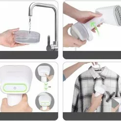 EUGAD Dampfbürste, Dampfglätter Reise-Dampfbügeleisen Steamer Kleidung Handbügeleisen mit Selbstreinigungsfunktion Reisebügeleisen mit Dampfbürste 250 ml 1600 W für Haushalt Urlaub Dienstreise -Eugad Möbel Einkaufen 3d1eef59 6cd1 4f02 94a1 cdcedc0c0078