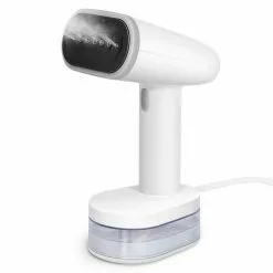 EUGAD Dampfbürste, Dampfglätter Reise-Dampfbügeleisen Steamer Kleidung Handbügeleisen mit Selbstreinigungsfunktion Reisebügeleisen mit Dampfbürste 250 ml 1600 W für Haushalt Urlaub Dienstreise