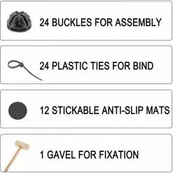 EUGAD Freigehege, Freigehege DIY Laufstall Kleintiere 109x74x39cm -Eugad Möbel Einkaufen 403de32a f841 5f03 86fc 9b81b0907f5a