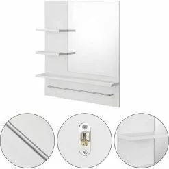 EUGAD Spiegelschrank Hängeschrank mit 3 Ablagen Weiß 13 EUGAD Spiegelschrank Hängeschrank mit 3 Ablagen Weiß -Eugad Möbel Einkaufen 40d14218 6a14 597a b6b0 7e1cf9e041d6