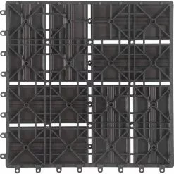 EUGAD WPC-Fliesen, 22 Stück WPC Terrassenfliesen Klickfliesen 30x30cm Coffee Anthrazit, Dunkelgrau, Hellgrau -Eugad Möbel Einkaufen 410ae206 0b4d 5fde bd40 7087f2a70d82